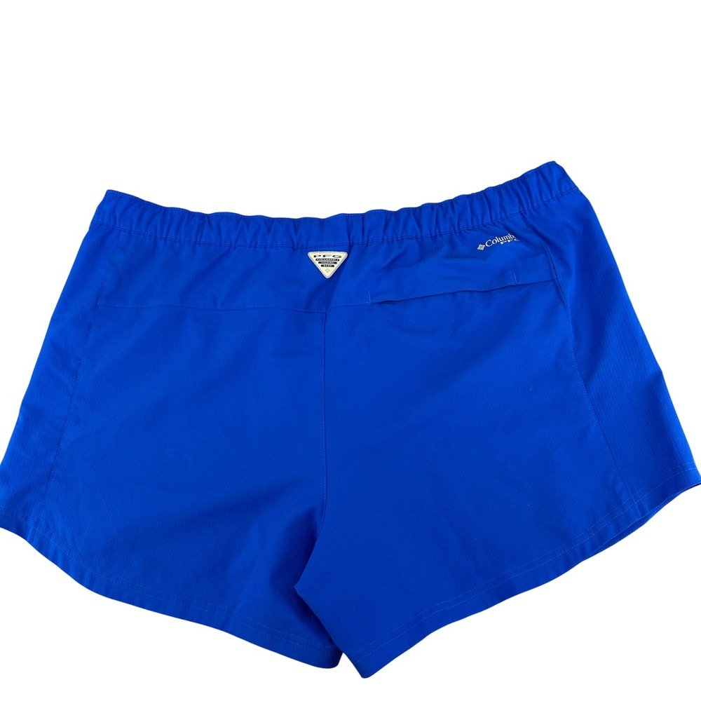 Columbia Women's Bright Blue Athletic Shorts - Picture 2 of 9